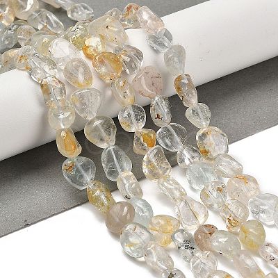 Natural Topaz Beads Strands G-P497-01E-53-1