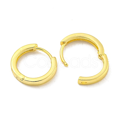 Brass Hoop Earrings EJEW-L211-08H-G-1