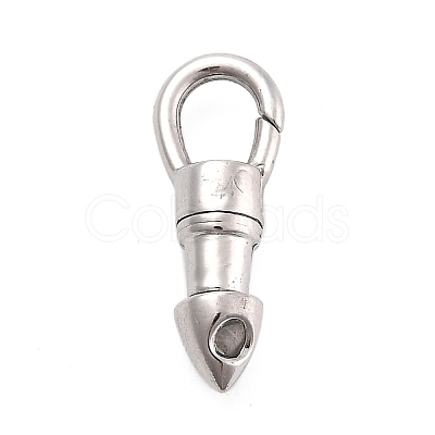 Non-Tarnish 304 Stainless Steel Swivel Clasps STAS-B022-04P-1