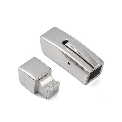 Non-Tarnish 316 Stainless Steel Bayonet Clasps STAS-K282-08A-P-1