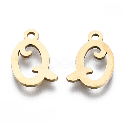 201 Stainless Steel Charms STAS-T044-217G-Q-1