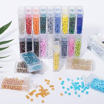 Glass Seed Beads SEED-PH0012-21-1