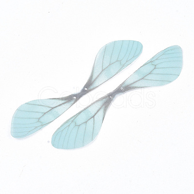 Polyester Fabric Wings Crafts Decoration X-FIND-S322-003H-1