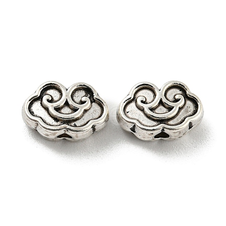 Tibetan Style Alloy Beads PALLOY-F307-09AS-1