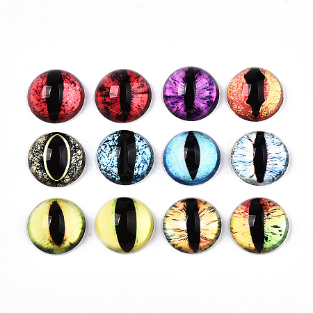 Glass Cabochons GGLA-N043-013-1