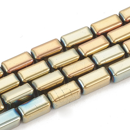 Electroplate Non-magnetic Synthetic Hematite Beads Strands G-N0322-10H-1