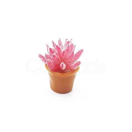 Mini Resin Artificial Succulent Plant Ornaments MIMO-PW0001-191I-1