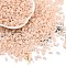 Baking Paint Glass Seed Beads, Peanut, Bisque, 6x3.5x3mm, Hole: 1mm, about 4500pcs/pound