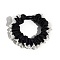 Satin Face Elastic Hair Accessories, for Girls or Women, Scrunchie/Scrunchy Hair Ties, Black, 85mm