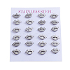 304 Stainless Steel Stud Earrings EJEW-L227-047P-1