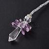 Crystal Fairy Beaded Wall Hanging Decoration Pendant Decoration HJEW-G019-02C-4