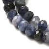 Natural Blue Aventurine Beads Strands G-G139-B06-01-A-3