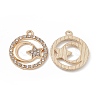 Alloy Crystal Rhinestone Pendants FIND-C019-02KCG-1