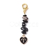 Natural Obsidian Pendant Decoration HJEW-JM01449-4