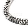 Non-Tarnish 201 Stainless Steel Mesh Necklaces NJEW-Q335-08P-2