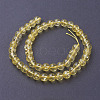 Synthetic Citrine Beads Strands G-C076-8mm-6A-2