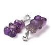 Natural Amethyst Pendants X-G-G854-01P-07-3