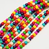 Synthetic Turquoise Beads Strands TURQ-G106-10mm-02-2