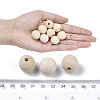 Unfinished Natural Wood Beads X-WOOD-S651-A18mm-LF-4
