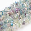 Natural Electroplated Fluorite Beads Strands G-G767-08A-1