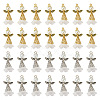  60Pcs 2 Colors Angel Frosted Acrylic Pendants FIND-TA0002-81-1