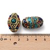 Handmade Tibetan Style Beads KK-G473-02AG-4