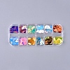 12 Colors Laser Shining Nail Art Glitter MRMJ-WH0060-14I-1