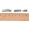 Tube 304 Stainless Steel Bayonet Clasps STAS-Q034-1-4