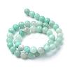 Natural Amazonite Beads Strands G-T055-6mm-17-2
