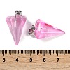 Spray Painted Glass Pendants GLAA-Z007-03C-3