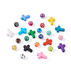 1200Pcs 24 Colors Acrylic Beads SACR-TA0001-09-2