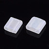 2-Hole Transparent Glass Seed Beads SEED-T004-02C-01-2