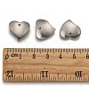 304 Stainless Steel Heart Charms STAS-M004-02-3