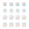 20Pcs 2 Styles Silicone Beads SIL-TA0001-23-11