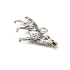 Alloy Howling Wolf Pendants EJ1753-2