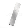 Non-Tarnish 201 Stainless Steel Textured Pendants X-STAS-S055-30-2