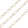 304 Stainless Steel Horse Eye Link Chains CHS-C006-17G-1