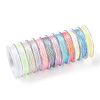 12 Rolls 12 Colors Luminous Polyester Sewing Thread OCOR-WH0087-05-2