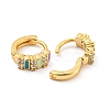 Real 18K Gold Plated Brass Hoop Earrings EJEW-L269-069G-2