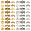 PandaHall Elite 84Pcs 6 Styles Alloy Chandelier Components Links FIND-PH0020-20-1