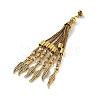 Tibetan Style Alloy Curb Chain Tassel Big Pendants FIND-K013-01AG-11-2