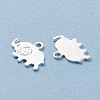 201 Stainless Steel Charms STAS-I123-07S-3