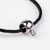Cowhide Leather Cord Necklace Making NJEW-JN01692-3