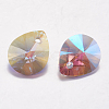 Faceted Glass Rhinestone Pendants RGLA-F053-B-371PS-2