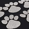 Self Adhesive Glitter Rhinestone Sticker DIY-FG0001-33-4