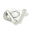 Tibetan Style Alloy Pendant Cabochon Settings TIBE-I026-6010AS-2