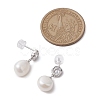 Natural Pearl Ear Studs EJEW-P286-11P-3