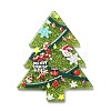 Christmas Theme Opaque Printed Acrylic Pendants SACR-Z005-04B-1