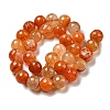 Faceted Natural Agate Beads Strands G-F447-12mm-F-3