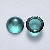 Transparent Spray Painted Glass Cabochons GLAA-S190-013B-B01-2